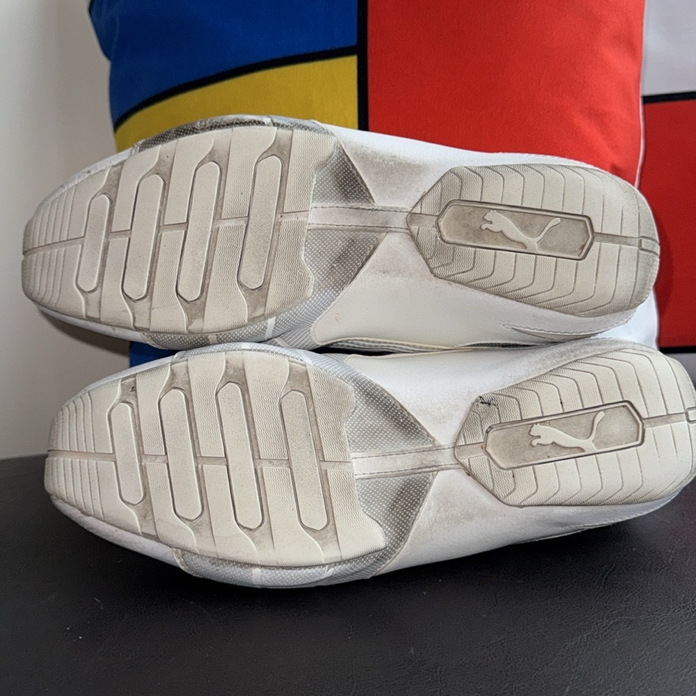 MAKE OFFER! Puma Vedano Men's White Athletic Shoes Men's size 10US - Picture 5 of 9